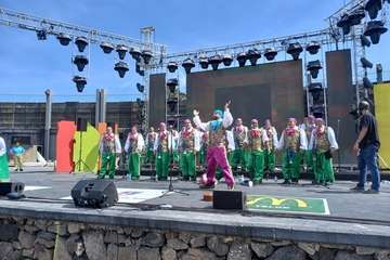 Carrera de Tacones del Carnaval de Telde 2023/TA e Ildefonso Rodríguez.